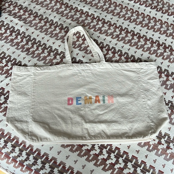 Sezane Large Demain Tote Bag - Picture 3 of 10